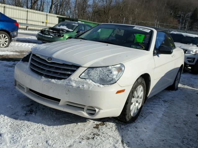 1C3LC45K08N572940 - 2008 CHRYSLER SEBRING WHITE photo 2