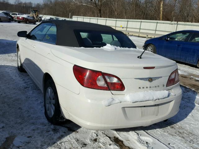 1C3LC45K08N572940 - 2008 CHRYSLER SEBRING WHITE photo 3