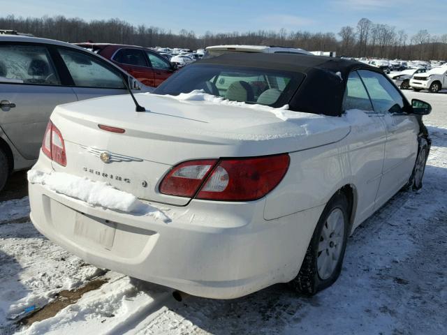 1C3LC45K08N572940 - 2008 CHRYSLER SEBRING WHITE photo 4