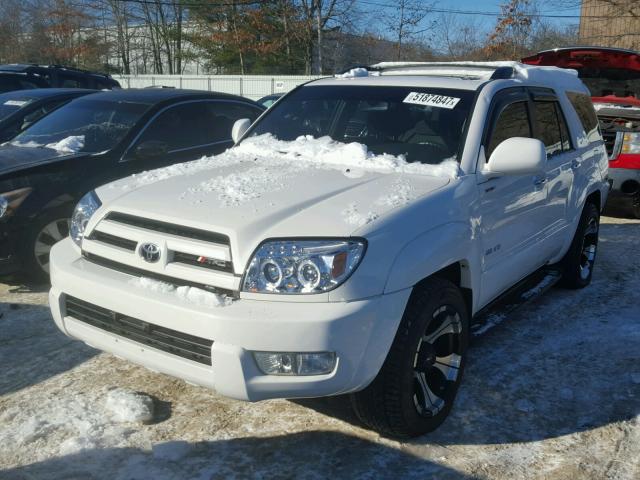 JTEBU14R148012530 - 2004 TOYOTA 4RUNNER SR WHITE photo 2