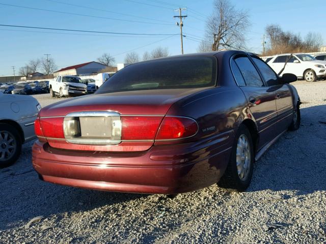 1G4HP54K01U115338 - 2001 BUICK LESABRE CU MAROON photo 4