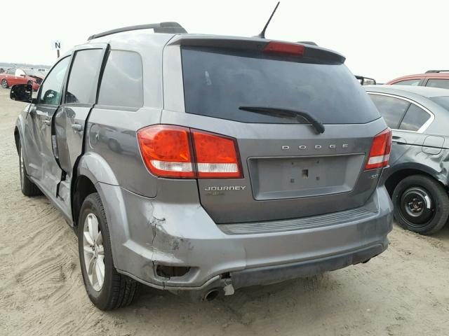 3C4PDDBG6DT615021 - 2013 DODGE JOURNEY SX CHARCOAL photo 3