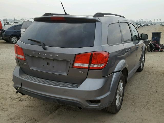 3C4PDDBG6DT615021 - 2013 DODGE JOURNEY SX CHARCOAL photo 4