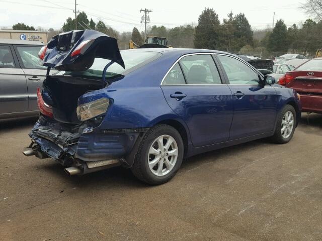 4T1BK46K37U052370 - 2007 TOYOTA CAMRY NEW BLUE photo 4