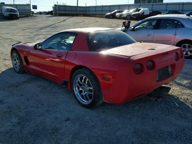 1G1YY12G4X5126377 - 1999 CHEVROLET CORVETTE RED photo 3