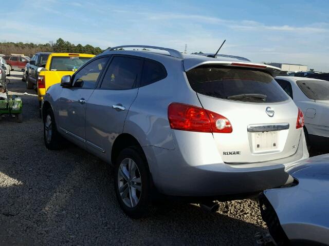 JN8AS5MTXCW280306 - 2012 NISSAN ROGUE S SILVER photo 3