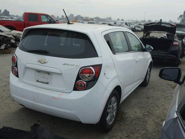 1G1JC6SH6C4115516 - 2012 CHEVROLET SONIC LT WHITE photo 4