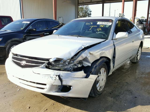 2T1CG22P31C513717 - 2001 TOYOTA CAMRY SOLA SILVER photo 2