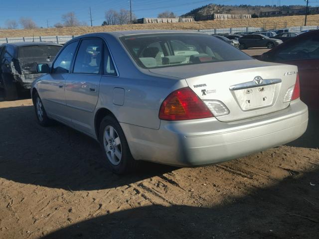 4T1BF28B6YU108194 - 2000 TOYOTA AVALON XL SILVER photo 3