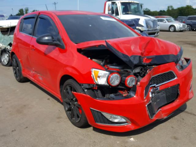 1G1JH6SB9G4117621 - 2016 CHEVROLET SONIC RS RED photo 1