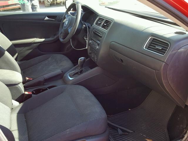 3VW2K7AJ0CM391118 - 2012 VOLKSWAGEN JETTA BASE 红色 照片 5