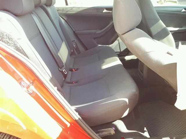 3VW2K7AJ0CM391118 - 2012 VOLKSWAGEN JETTA BASE 红色 照片 6