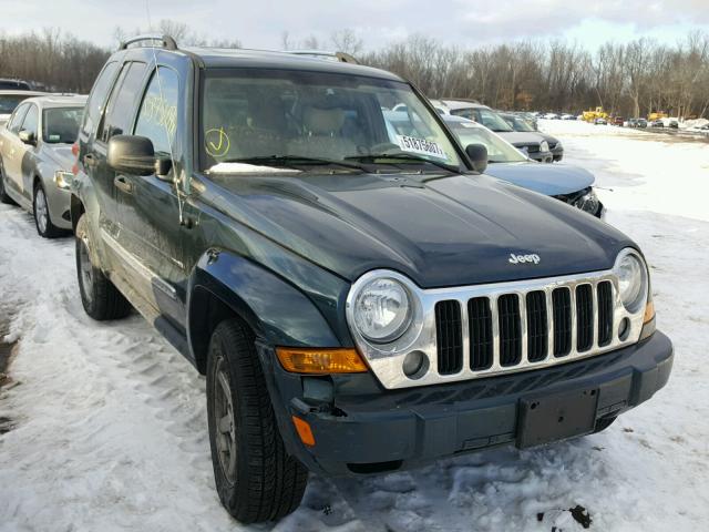 1J4GL58K75W573937 - 2005 JEEP LIBERTY LI BLUE photo 1