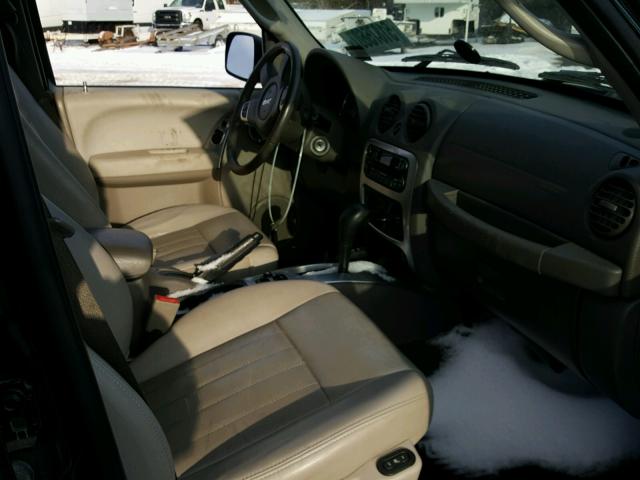 1J4GL58K75W573937 - 2005 JEEP LIBERTY LI BLUE photo 5