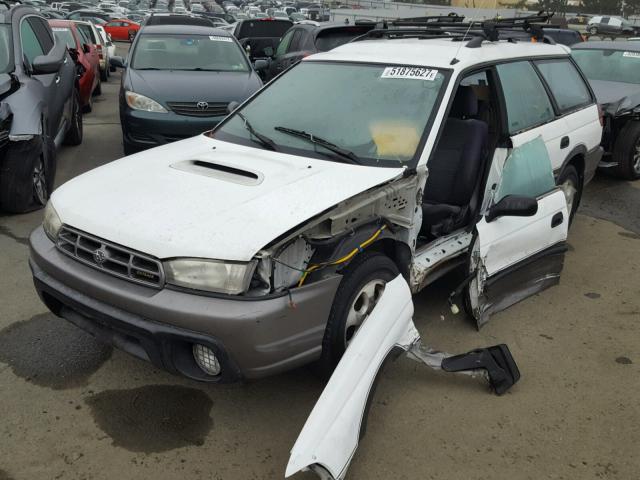 4S3BG6852W7600087 - 1998 SUBARU LEGACY 30T WHITE photo 2