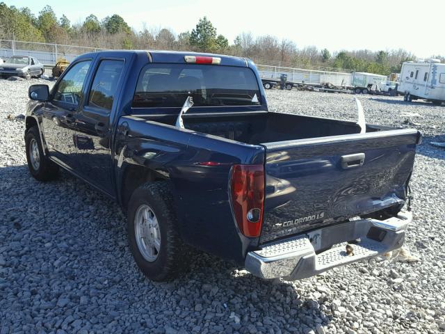 1GCCS136948178204 - 2004 CHEVROLET COLORADO BLUE photo 3