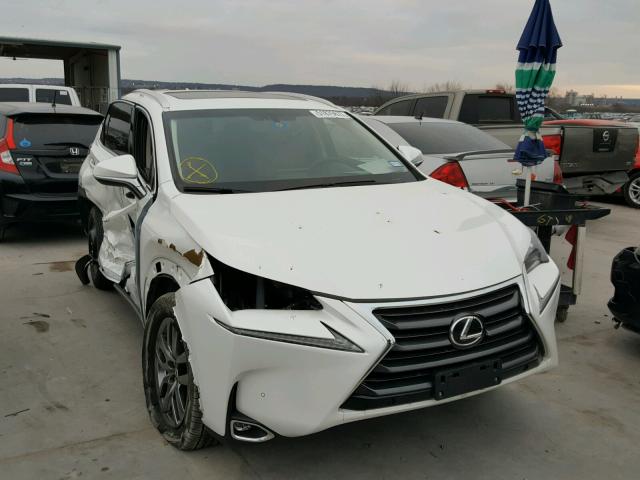 JTJBARBZ9F2035295 - 2015 LEXUS NX 200T WHITE photo 1