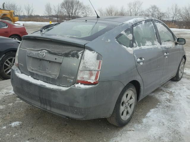 JTDKB20U753068982 - 2005 TOYOTA PRIUS GRAY photo 4