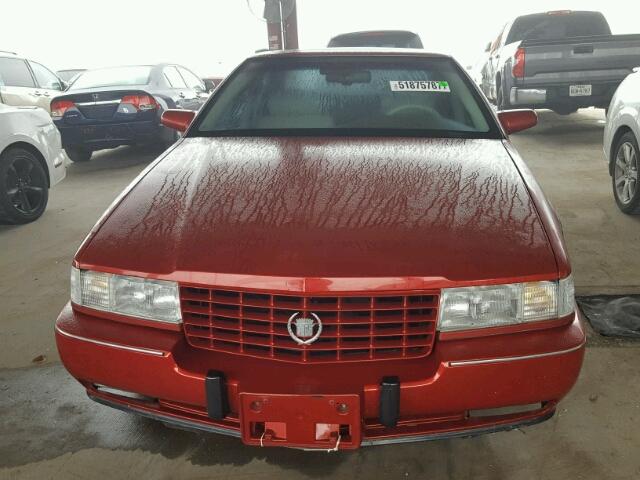 1G6KY5293VU810073 - 1997 CADILLAC SEVILLE ST RED photo 9