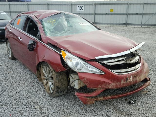 5NPEC4AC0CH383815 - 2012 HYUNDAI SONATA SE RED photo 1