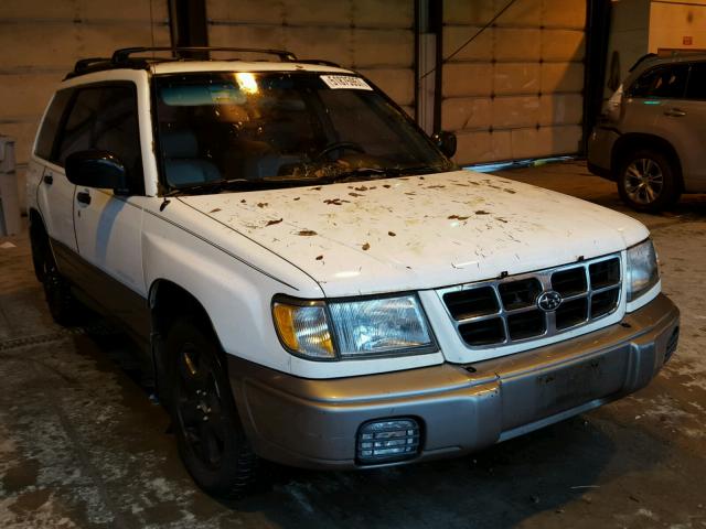JF1SF6554WH751360 - 1998 SUBARU FORESTER S WHITE photo 1