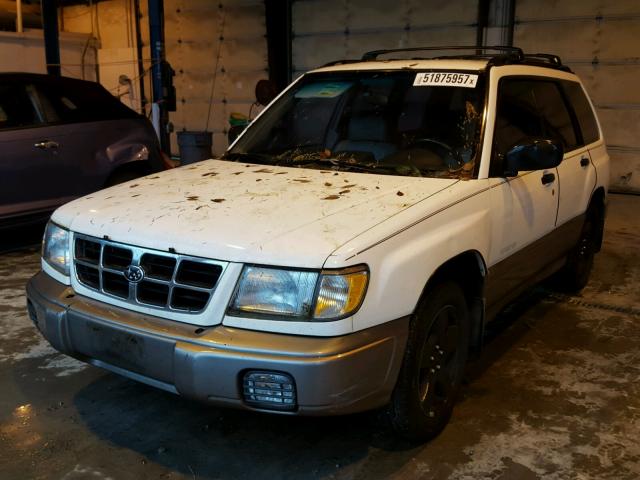 JF1SF6554WH751360 - 1998 SUBARU FORESTER S WHITE photo 2