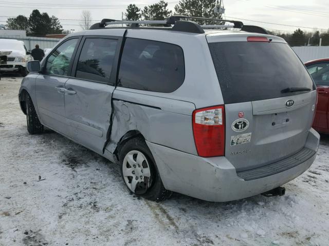 KNDMB233366049955 - 2006 KIA SEDONA EX SILVER photo 3