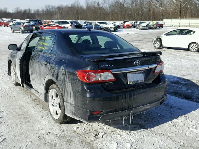 2T1BU4EEXDC962410 - 2013 TOYOTA COROLLA BA GRAY photo 3