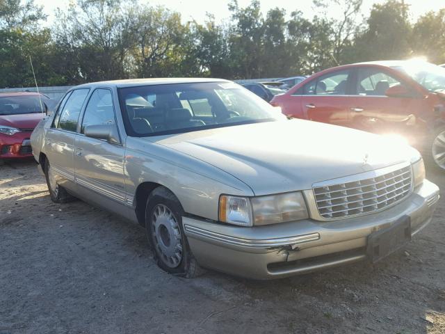 1G6KD52Y2VU206890 - 1997 CADILLAC DEVILLE GOLD photo 1