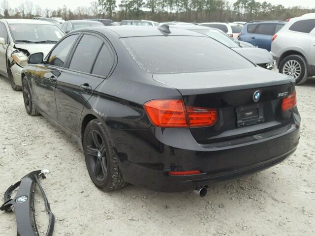 WBA3B1C5XDF461615 - 2013 BMW 320 I BLACK photo 3