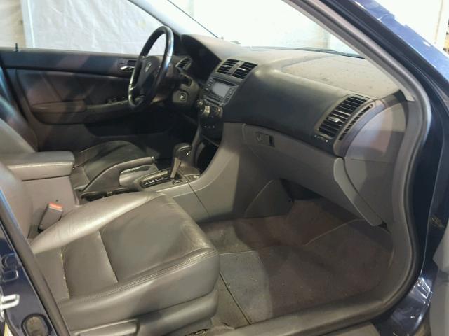 JHMCM568X7C004205 - 2007 HONDA ACCORD EX BLUE photo 5