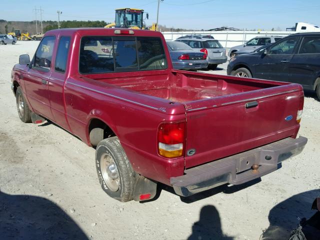 1FTCR14U9TTA21664 - 1996 FORD RANGER SUP RED photo 3