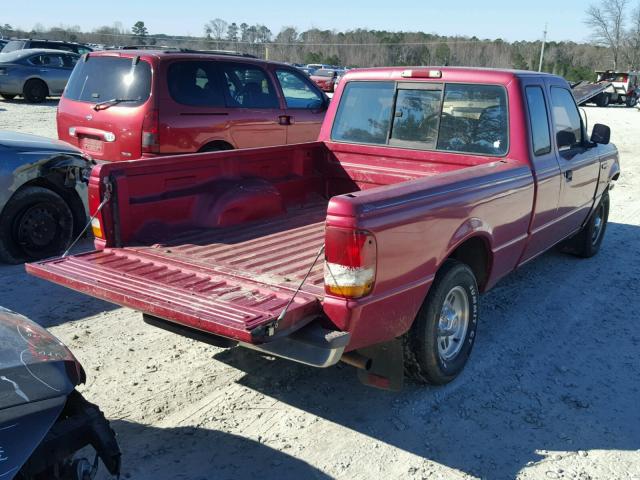 1FTCR14U9TTA21664 - 1996 FORD RANGER SUP RED photo 4