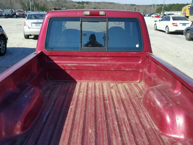 1FTCR14U9TTA21664 - 1996 FORD RANGER SUP RED photo 6