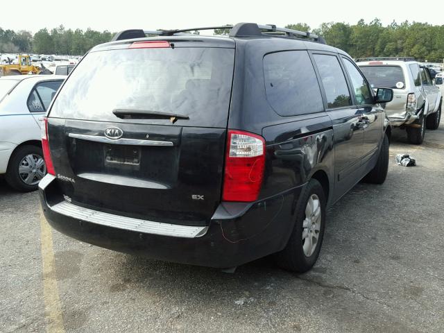 KNDMB233176162983 - 2007 KIA SEDONA EX BLACK photo 4