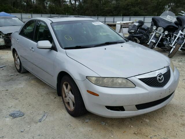 1YVFP80D635M41320 - 2003 MAZDA 6 S SILVER photo 1