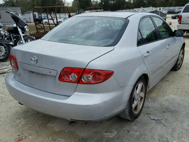 1YVFP80D635M41320 - 2003 MAZDA 6 S SILVER photo 4