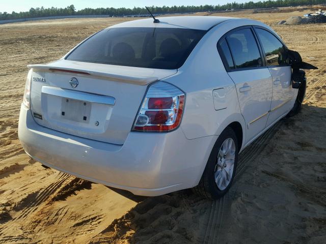 3N1AB6AP5CL742644 - 2012 NISSAN SENTRA 2.0 WHITE photo 4