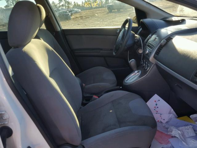 3N1AB6AP5CL742644 - 2012 NISSAN SENTRA 2.0 WHITE photo 5