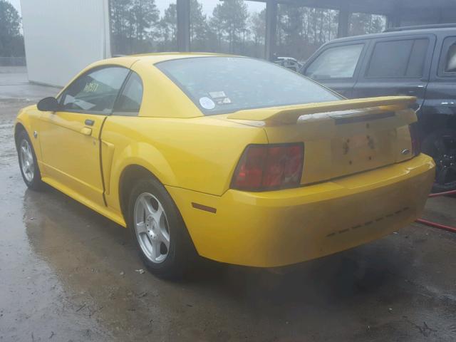 1FAFP40464F120118 - 2004 FORD MUSTANG YELLOW photo 3