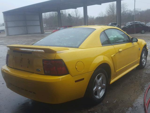 1FAFP40464F120118 - 2004 FORD MUSTANG YELLOW photo 4