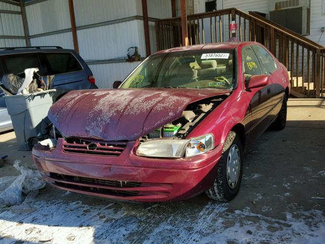 4T1BG22K7VU040781 - 1997 TOYOTA CAMRY CE MAROON photo 2