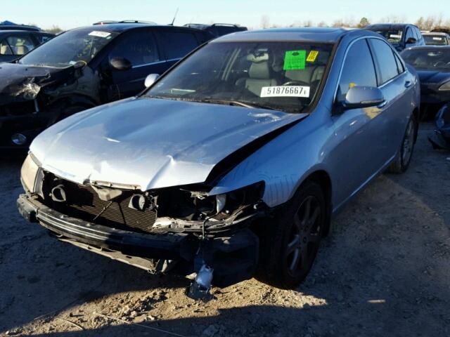 JH4CL96854C036825 - 2004 ACURA TSX BLUE photo 2