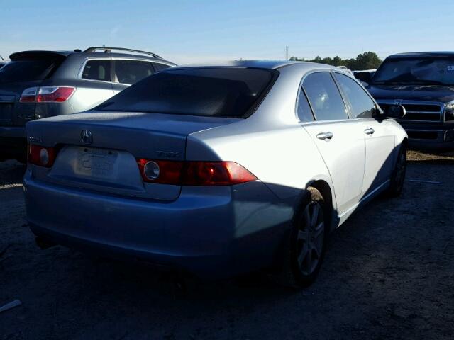 JH4CL96854C036825 - 2004 ACURA TSX BLUE photo 4