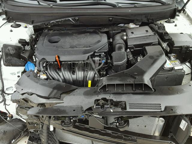 5NPE34AF7JH640105 - 2018 HYUNDAI SONATA SPO WHITE photo 7