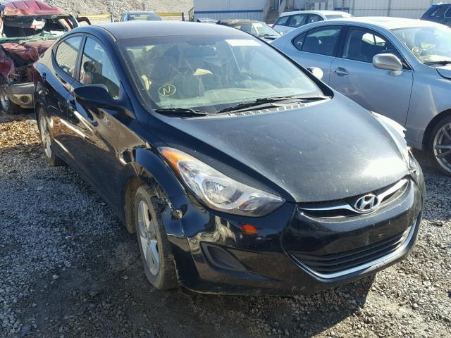 KMHDH4AE1BU095834 - 2011 HYUNDAI ELANTRA GL BLACK photo 1