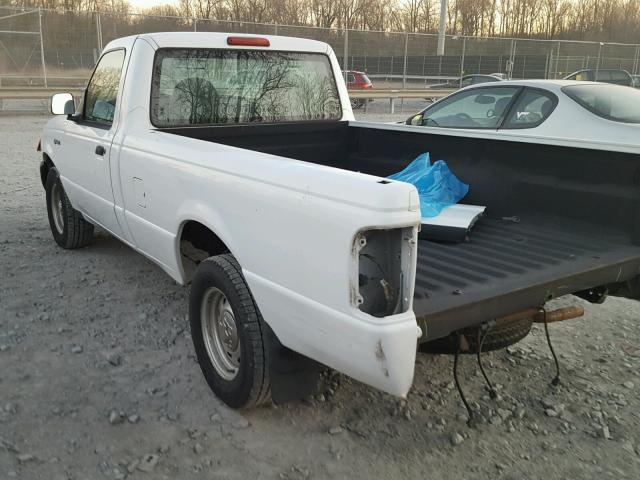 1FTYR10D23TA39807 - 2003 FORD RANGER WHITE photo 3