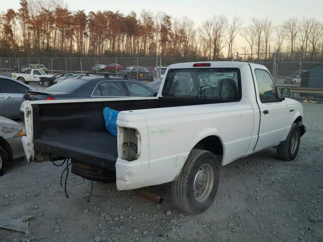 1FTYR10D23TA39807 - 2003 FORD RANGER WHITE photo 4