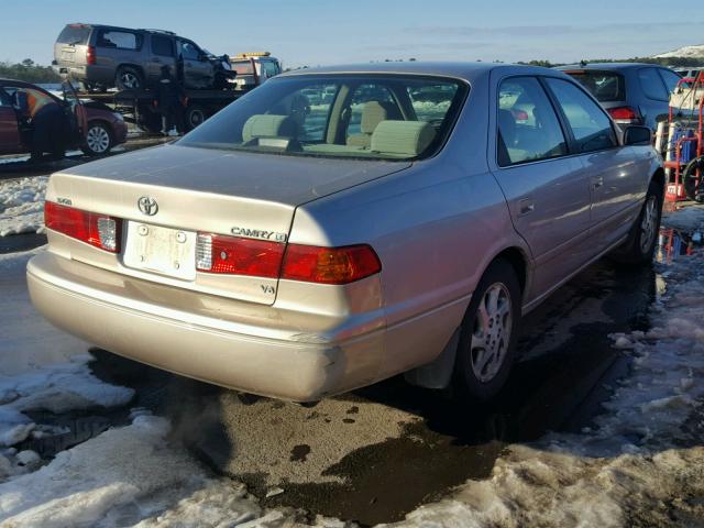 4T1BF22K01U118086 - 2001 TOYOTA CAMRY LE TAN photo 4