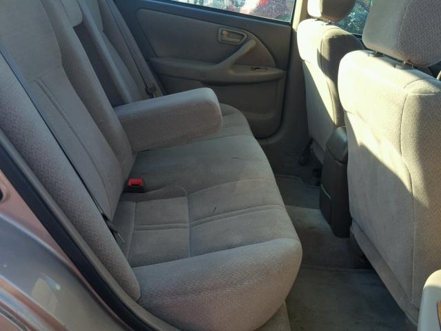 4T1BF22K01U118086 - 2001 TOYOTA CAMRY LE თაფლისფერი ფოტო 6